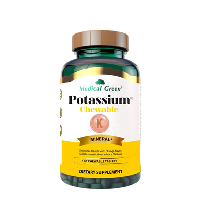 Potasio 595mg masticable x100 tabletas