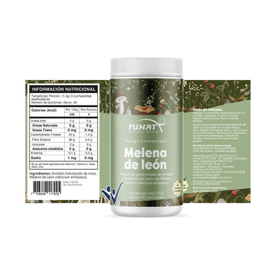 Melena de León Hongo en polvox60gr