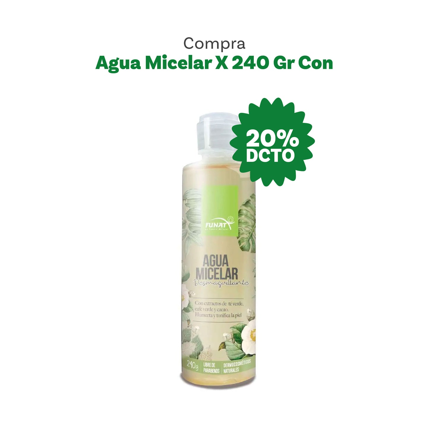 Agua micelar 240 g