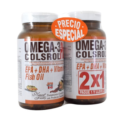 Kit Colsrol Omega 3 X 50 Perlas
