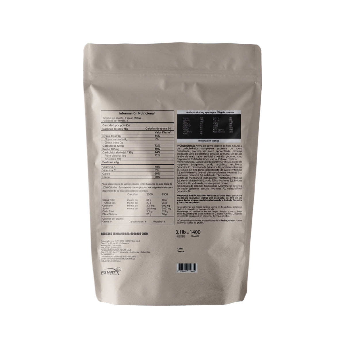 Funat Plus Whey Protein X 3.1 Lb