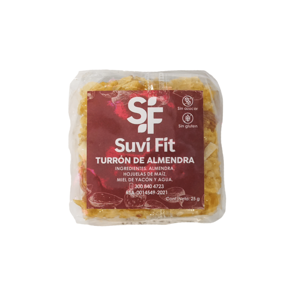 Turron De Almendra 25gr Suvifit