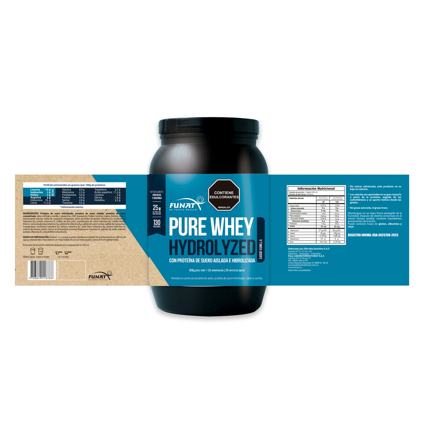 Pure hydrolyzed