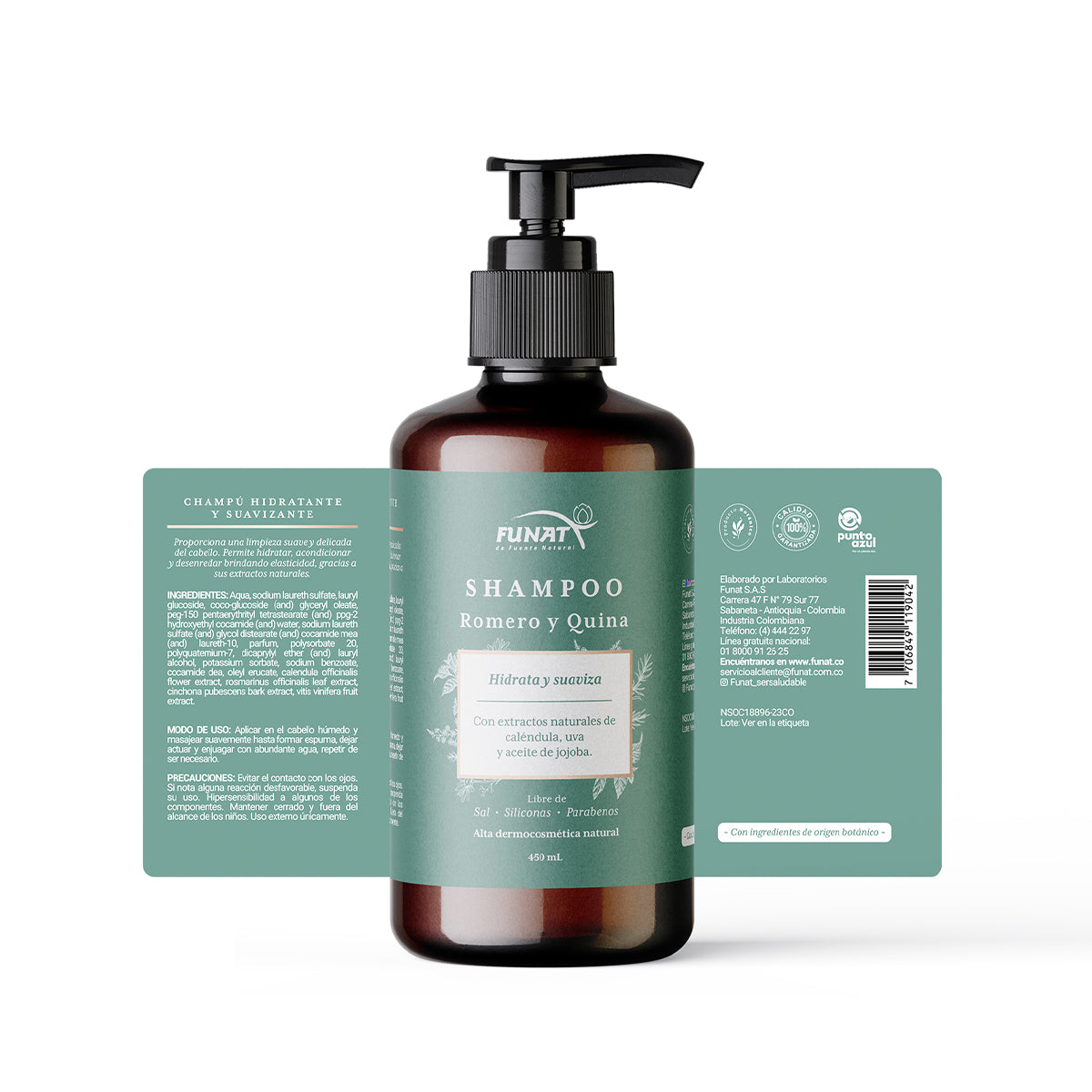 SHAMPOO ROMERO Y QUINA