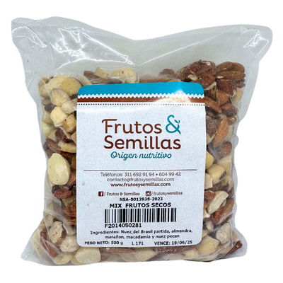 Mix Frutos Secos X 100 Gr