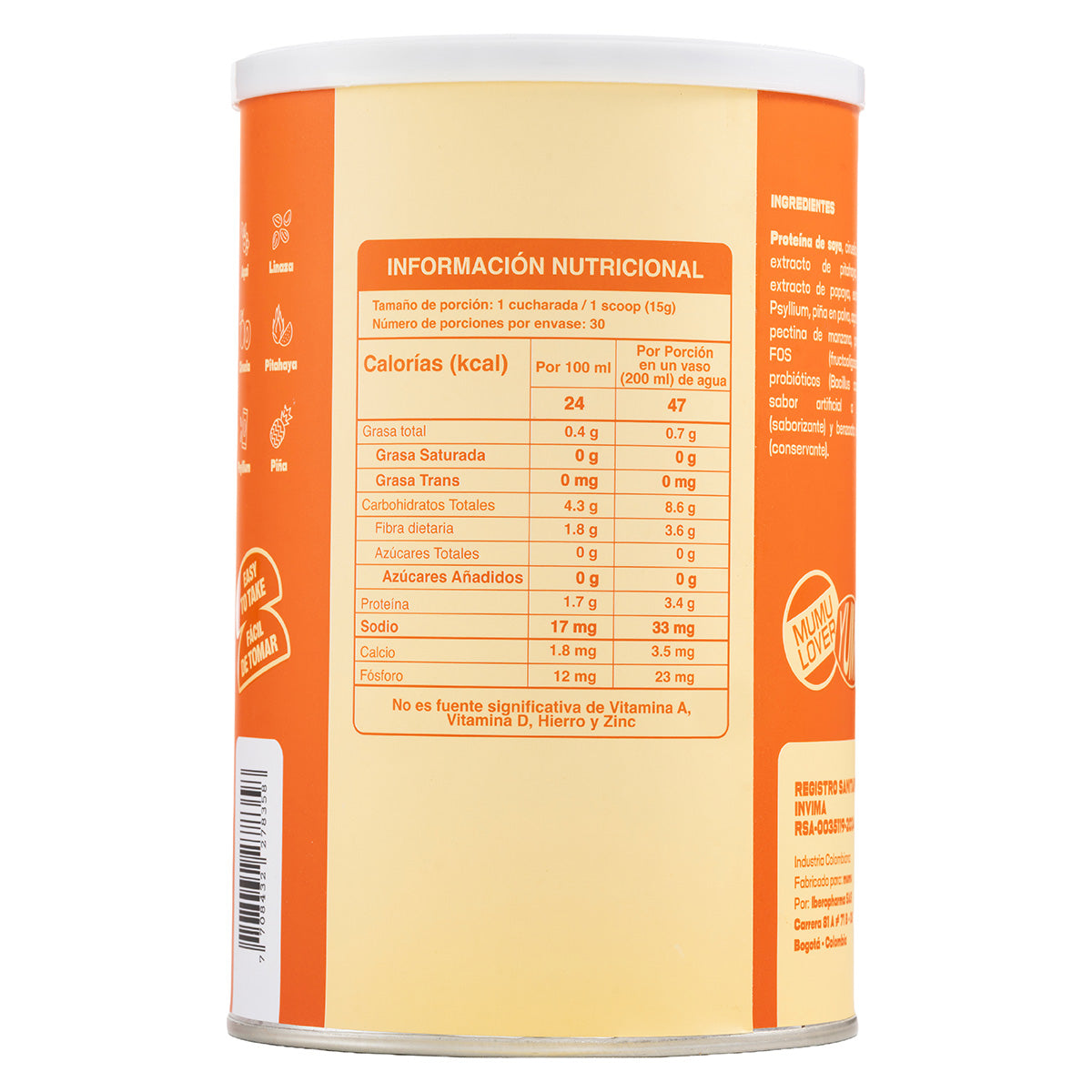 FIBRA PREBIÓTICA 450 GR MUMU
