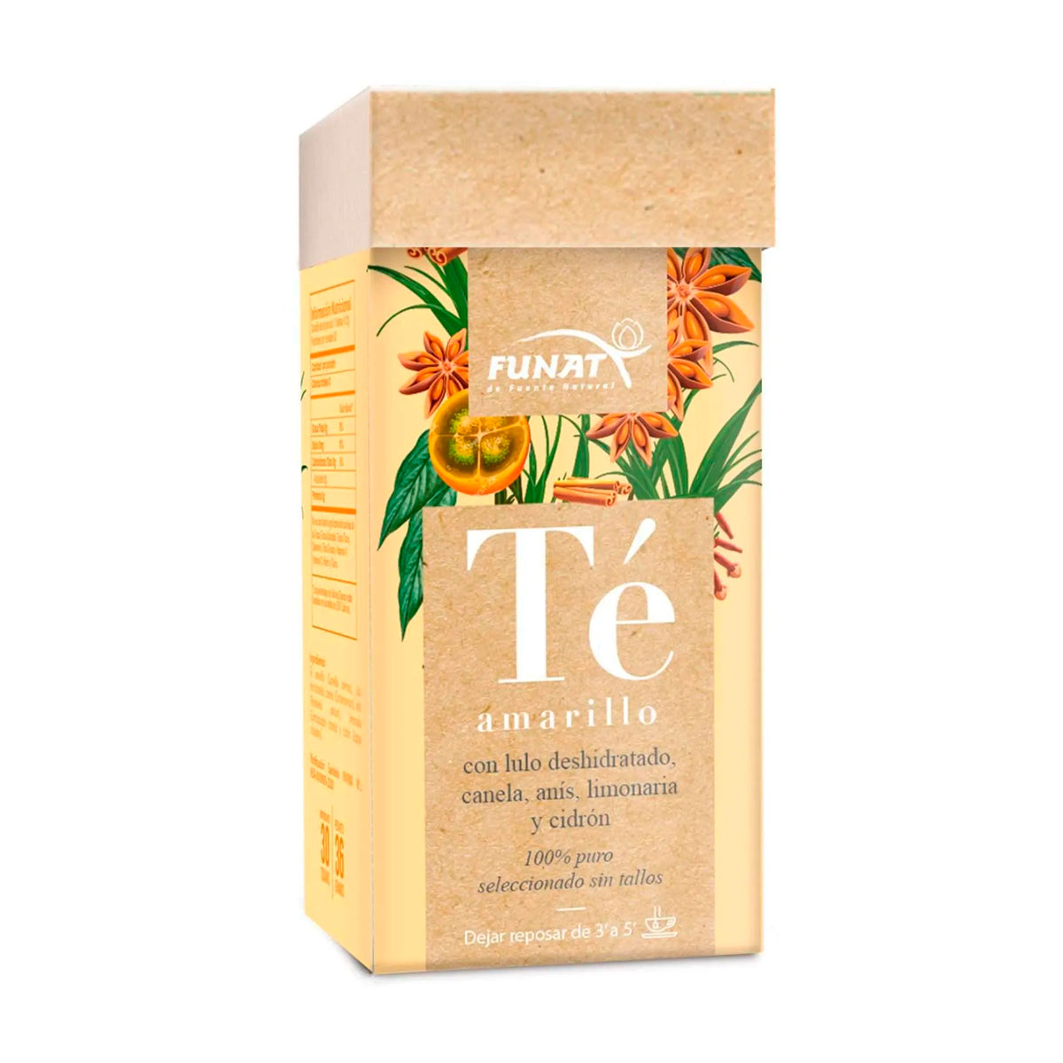 Té amarillo 30 tisanas