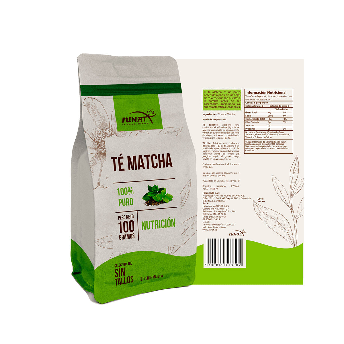 Té matcha 100 g