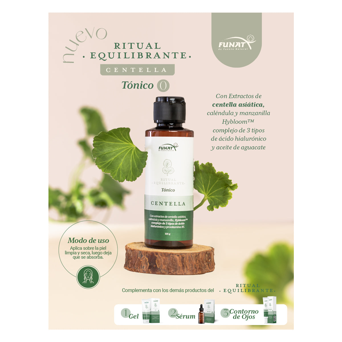 Tónico facial centella 125gr