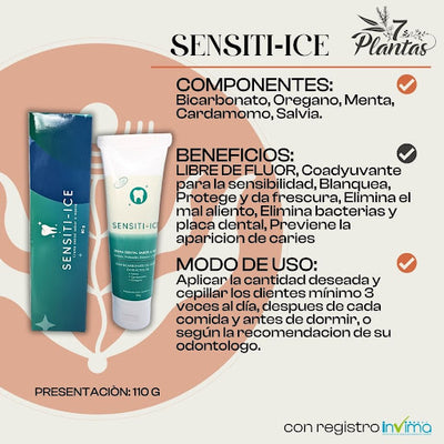 Crema Dental Sensiti-Ice 110Gr