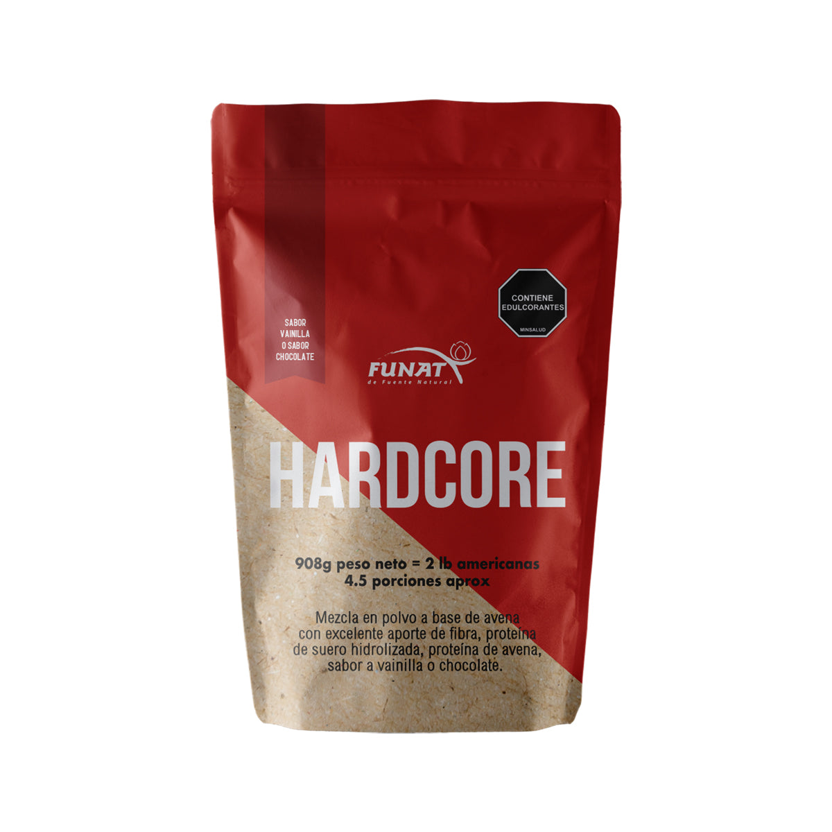 Whey Protein Hardcore 2lb Vainilla Funat 10% Off