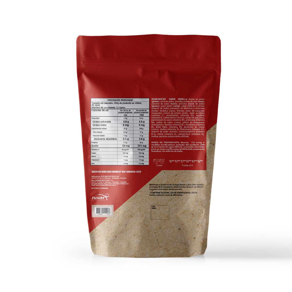 Whey Protein Hardcore 5lb Vainilla Funat